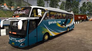 Jetbus Bus Simulator : Indonesia Livery Bus capture d'écran 1