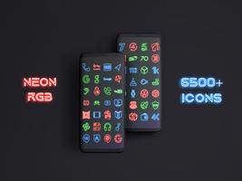 [SSP] - Neon RGB Icon Pack Poster