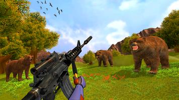 Wild Bear hunting FPS Shooting game capture d'écran 3