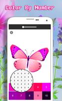 Livre de coloriage papillon - Couleur par numéro capture d'écran 2