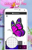 Butterfly Coloring Book - Color By Number ảnh chụp màn hình 3