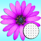 Flower Art Coloring By Number - Pixel biểu tượng