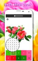 Flower Art Coloring By Number - Pixel ảnh chụp màn hình 1