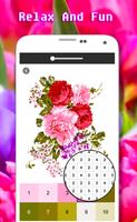 Flower Art Coloring By Number - Pixel ảnh chụp màn hình 3
