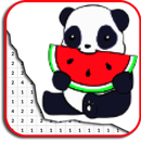 كتاب تلوين الباندا - اللون حسب العدد APK