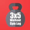 3x5 Workout Gym Log