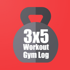 3x5 Workout Gym Log icône