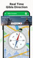 Qibla Compass Dirección Qibla captura de pantalla 2