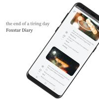 FoxStar Diary الملصق