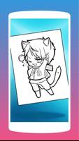 Anime Chibi Manga Coloring Book 스크린샷 1