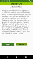 Pakistan Railway Ticket Booking capture d'écran 1