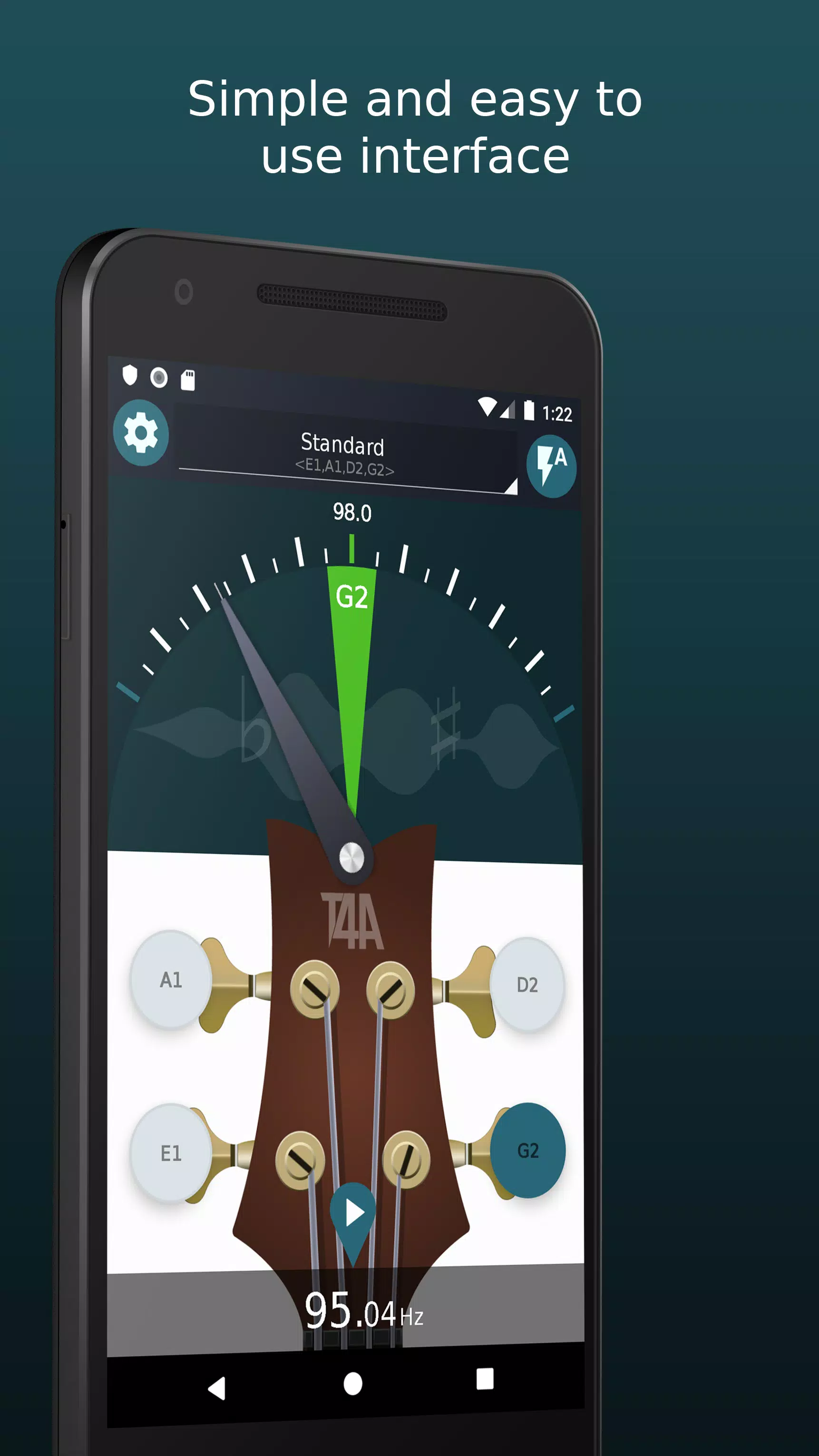 Descarga de APK de Ultimate Bass Tuner: Afinador para Android