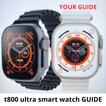 t800 ultra watch guide Zeichen