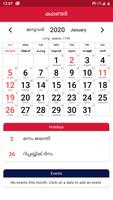 Malayalam Calendar 2020 | മലയാ Affiche