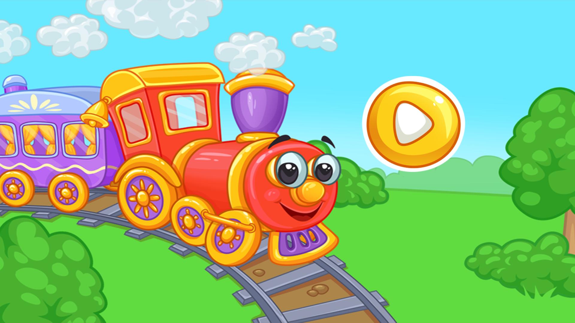 Детскую игру поезда. Игра паровоз букашка. Паровозик Чух-Чух. Веселый поезд.