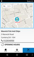 Warwick Fish And Chips capture d'écran 3
