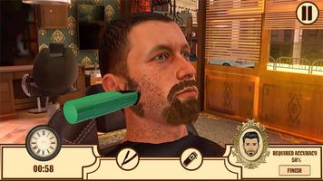 Barber Shop Hair Cut Salon 3D captura de pantalla 1