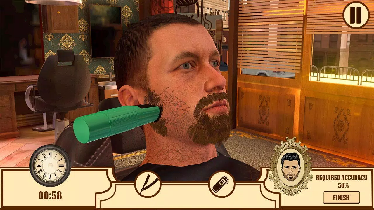 Barber shop hair salon crazy hair cutting games 3D MOD APK v29