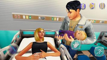 virtuel Enceinte mère sim 3d capture d'écran 3