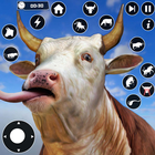 Scary vaca simulador alboroto icono