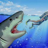 Real Survival Angry Shark Game ikon
