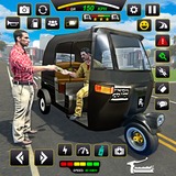 Modern Auto Rickshaw Driver 3D simgesi