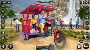 Modern Auto Rickshaw Driver 3D Ekran Görüntüsü 1