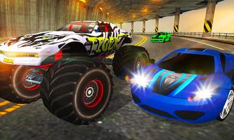 Crazy voiture vs Monster Racer capture d'écran 2
