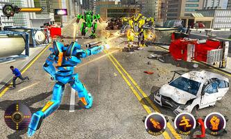 Robot Car Ball Transform Fight imagem de tela 1