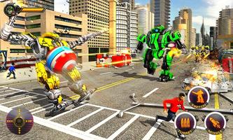 Robot Car Ball Transform Fight imagem de tela 2