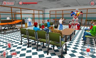 Ambulance Robot City Rescue ảnh chụp màn hình 3