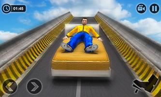 Corrida de roda impossível na mega rampa imagem de tela 2