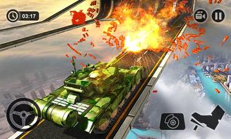 Impossible Army Tank Driving Simulator Tracks imagem de tela 3