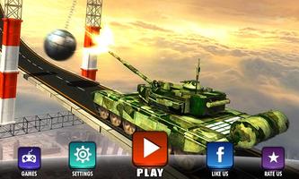 Impossible Army Tank Driving Simulator Tracks पोस्टर