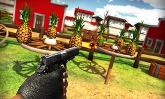 Jogo de tiro ao abacaxi 3D imagem de tela 3