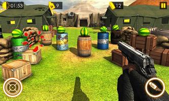 Watermelon shooting game 3D screenshot 2