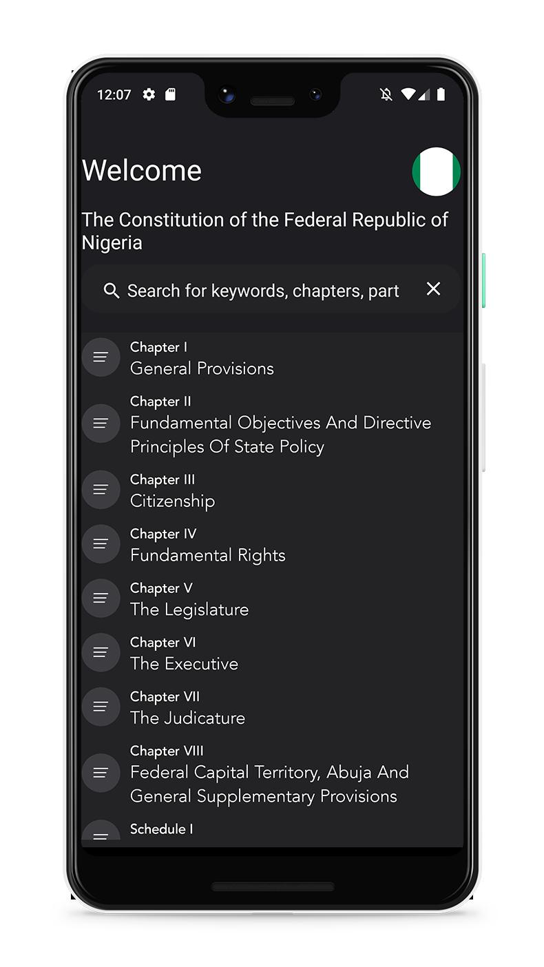 Nigerian Constitution 1999 For Android Apk Download