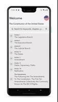 United States Constitution USA Affiche