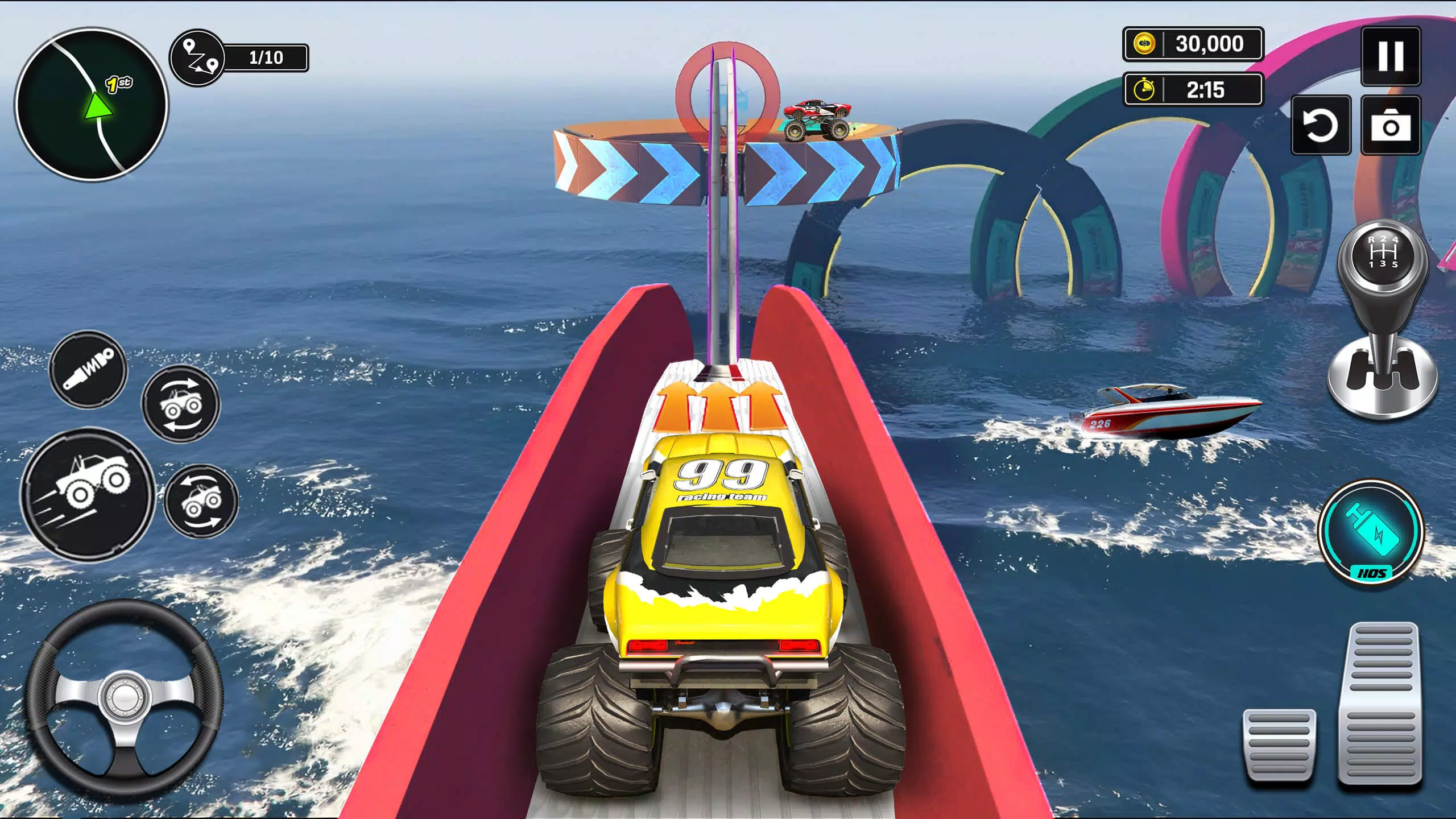 Download do APK de Monster Truck Mad Racing Game para Android