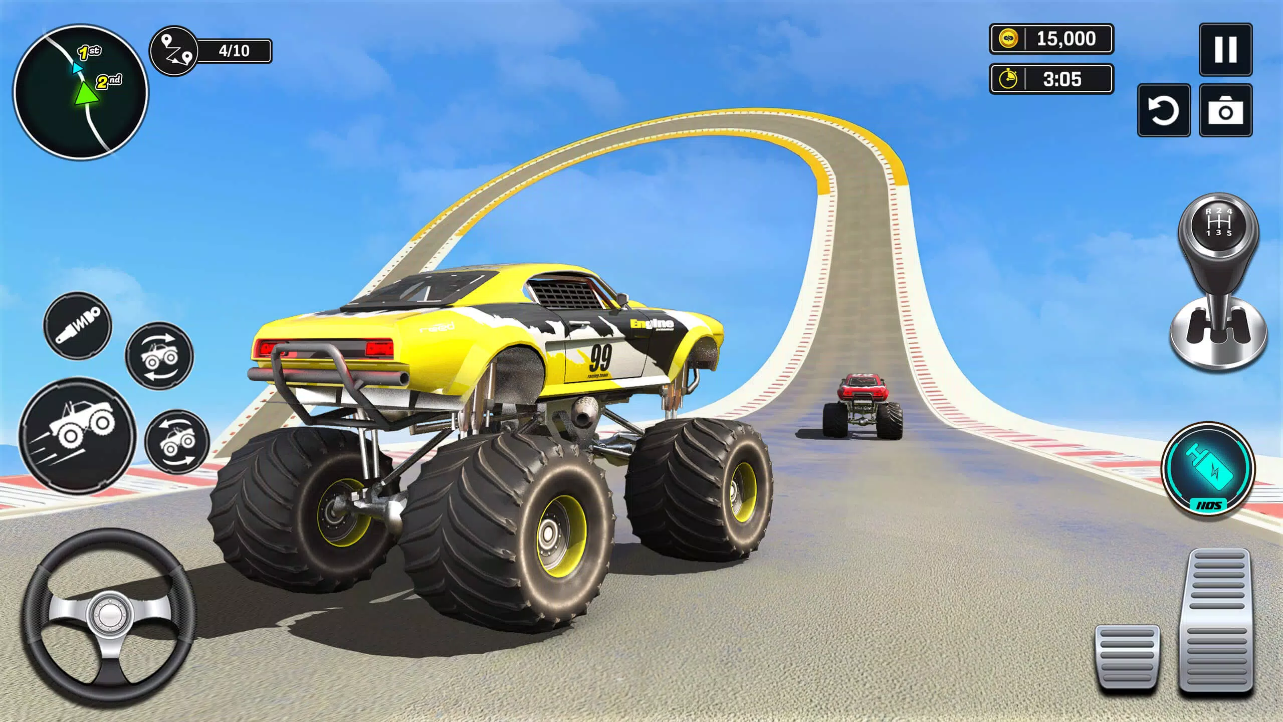 Download do APK de Monster Truck Mad Racing Game para Android