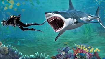 Angry Shark Evolution: Shark World - Shark Attack Cartaz