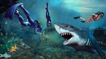 Angry Shark Evolution: Shark World - Shark Attack imagem de tela 1