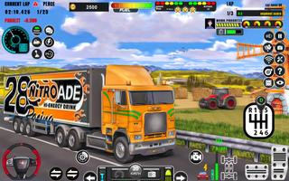 Real American Cargo Truck Game captura de pantalla 2