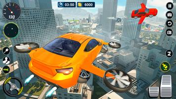 Flying Car Simulator: Car Game Ekran Görüntüsü 2