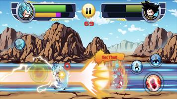 Stickman Warriors Dragon Fight captura de pantalla 1