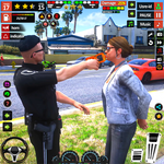 US Cop Car Chase Simulator 3d icon