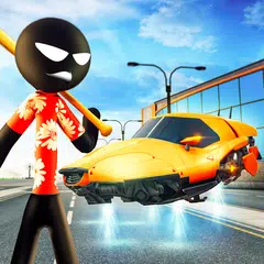 Stickman Gangster Thug City Crime XAPK download