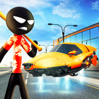 Stickman Gangster Thug City Crime آئیکن