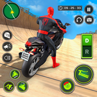 摩托車賽車 3D：自行車遊戲 圖標