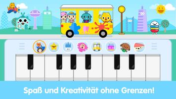 Klaviermusikspiele für Kinder Plakat
